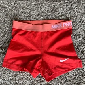 Nike pro shorts